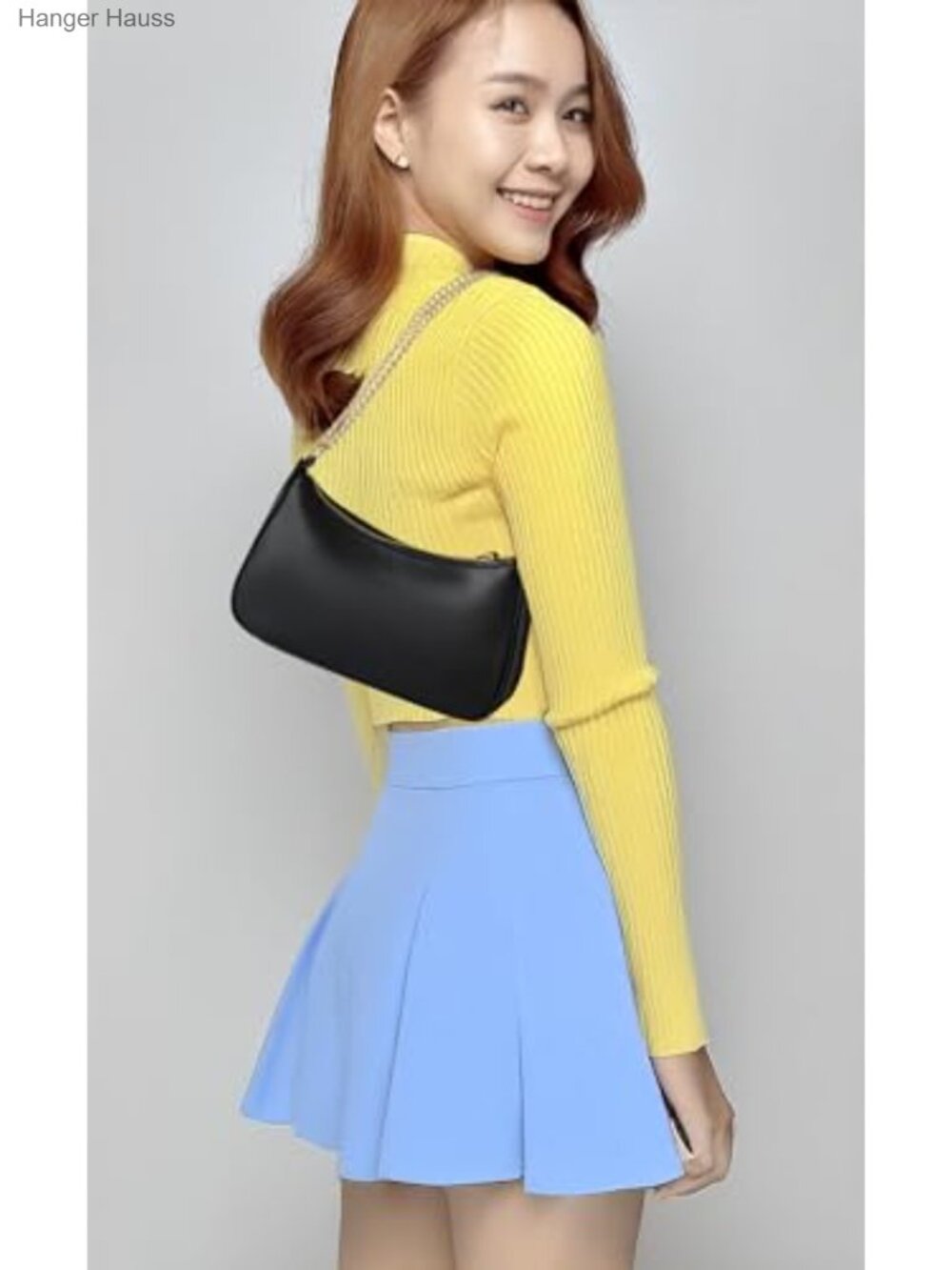 Small Faux Leather Shoulder Bag for Women, Mini Cute Crossbody Purse Handbag - Picture 2 of 6